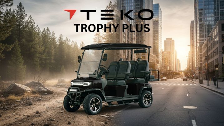 TEKO EV Trophy Plus. What Makes the TEKO EV Trophy Plus the Most Versatile in the Lineup TIGON Golf Carts