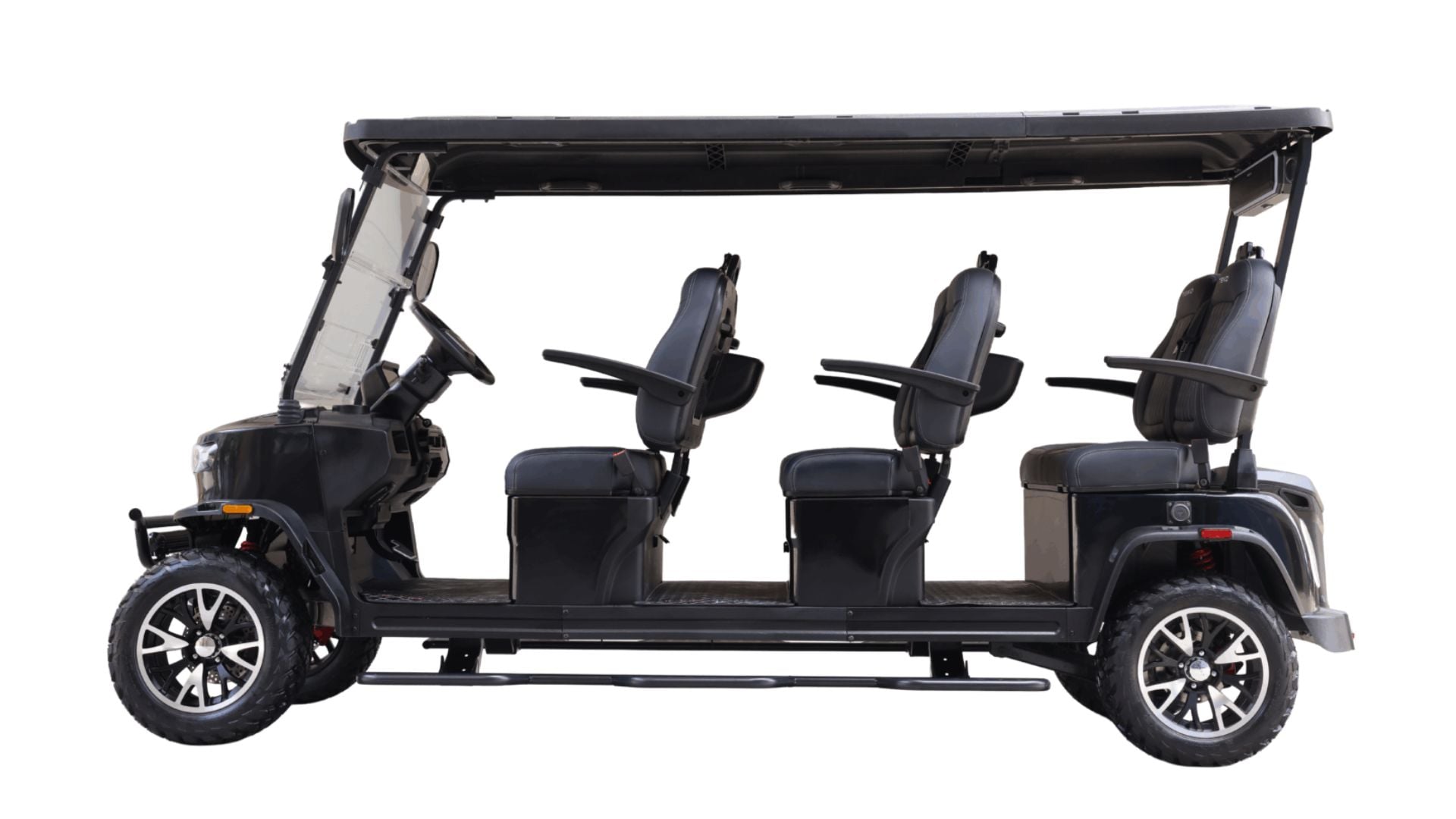 TEKO® EV TRIUMPH - 6 SEATER GOLF CART SIDE VIEW