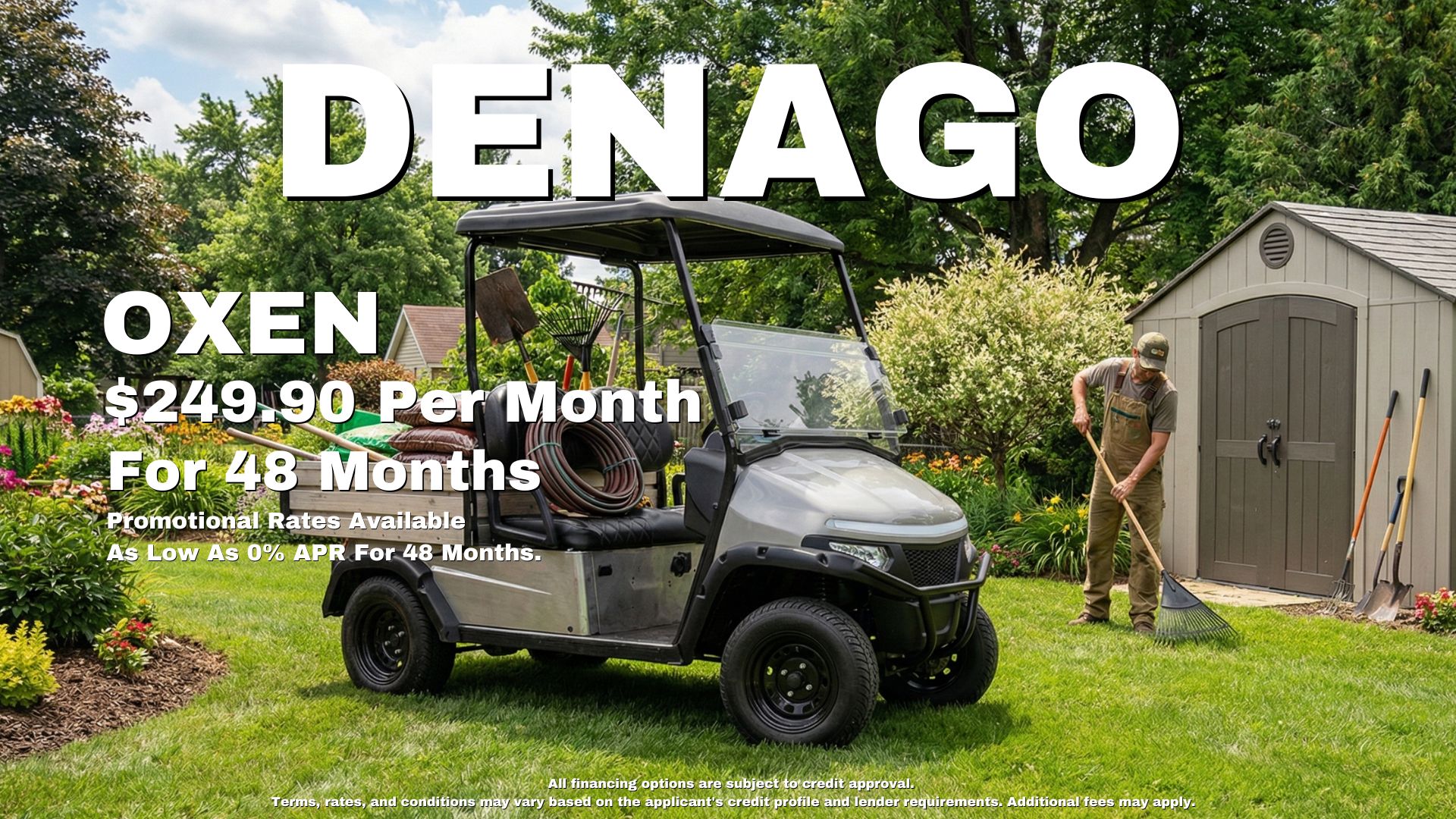 DENAGO EV OXEN UTILITY GOLF CART (3)