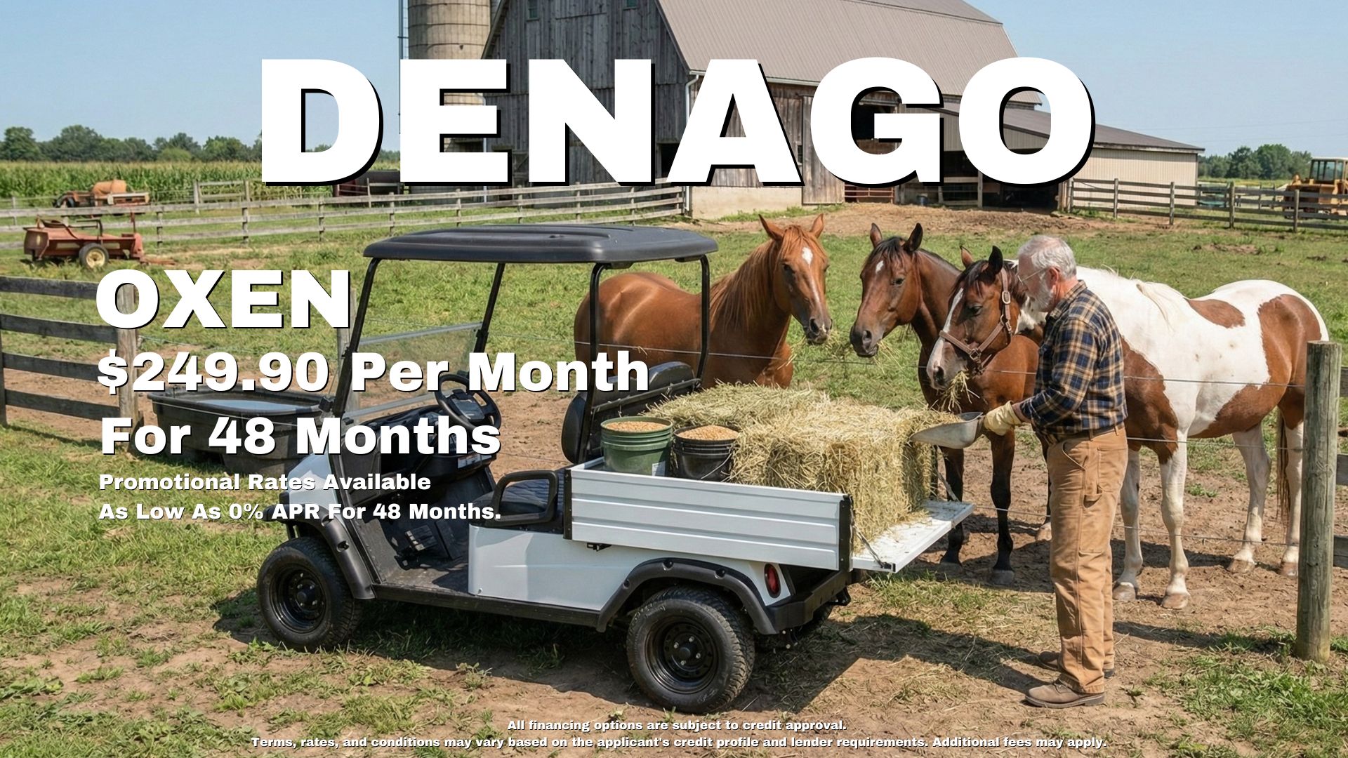 DENAGO EV OXEN UTILITY GOLF CART (4)