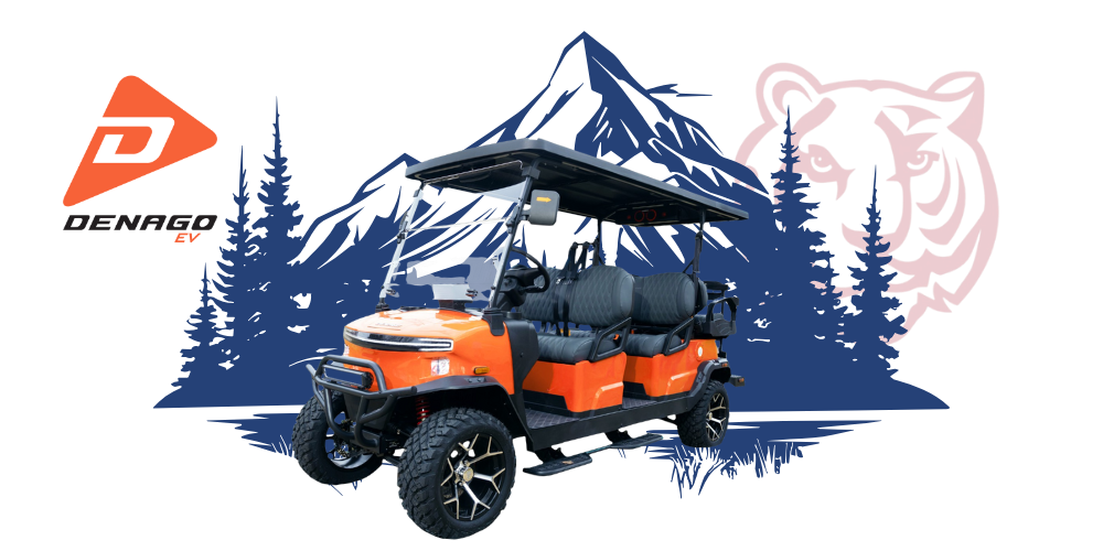 DENAGO EV ROVER XL6- GOLF CART - TIGON GOLF CARTS